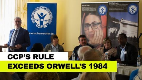 European MP at ISHR Annual Meeting CCP’s Rule Exceeds Orwell’s 1984