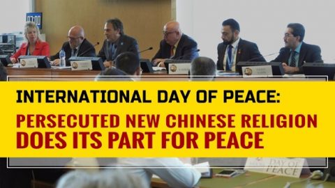 International Day of Peace Persecuted New Chinese Religion Does Its Part for Peace